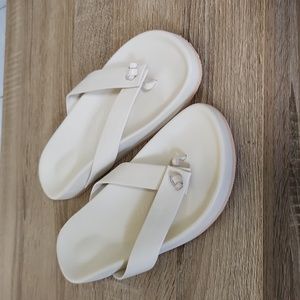 NEW Never Worn J Crew Ladies Pacific Leather Thong Sandal